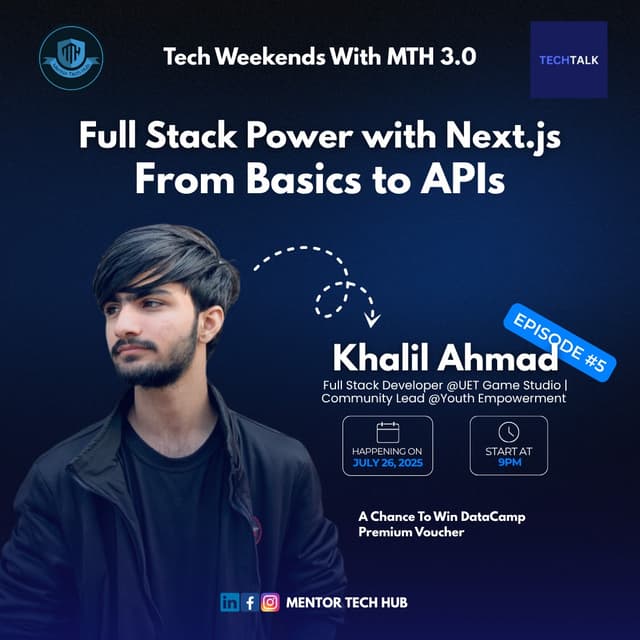 Full Stack Power with Next.js - From Basics to API poster